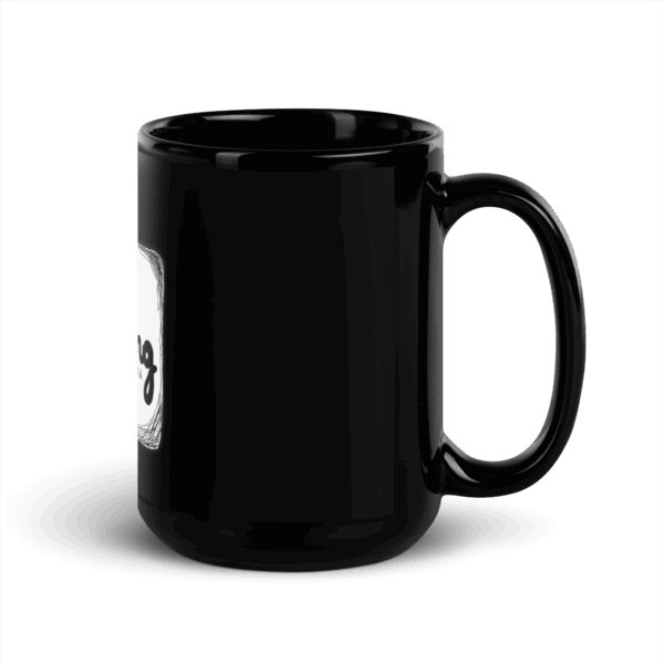 Black Glossy Mug - Image 5