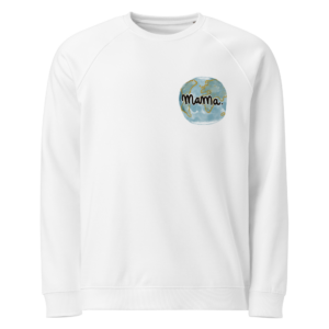 Unisex organic raglan sweatshirt | Mama I